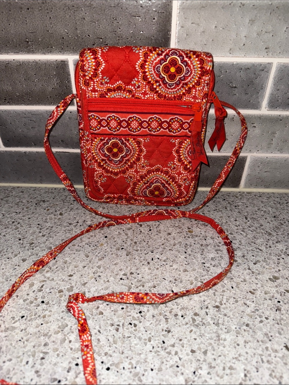 Vera Bradley Mini Hipster in Paprika
